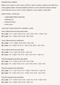 Closet Core - Elodie Wrap Dress Sewing Pattern 39 Closet Core - Elodie Wrap Dress Sewing Pattern -VOGUE FABRICS STORE CC Elodie Ydg