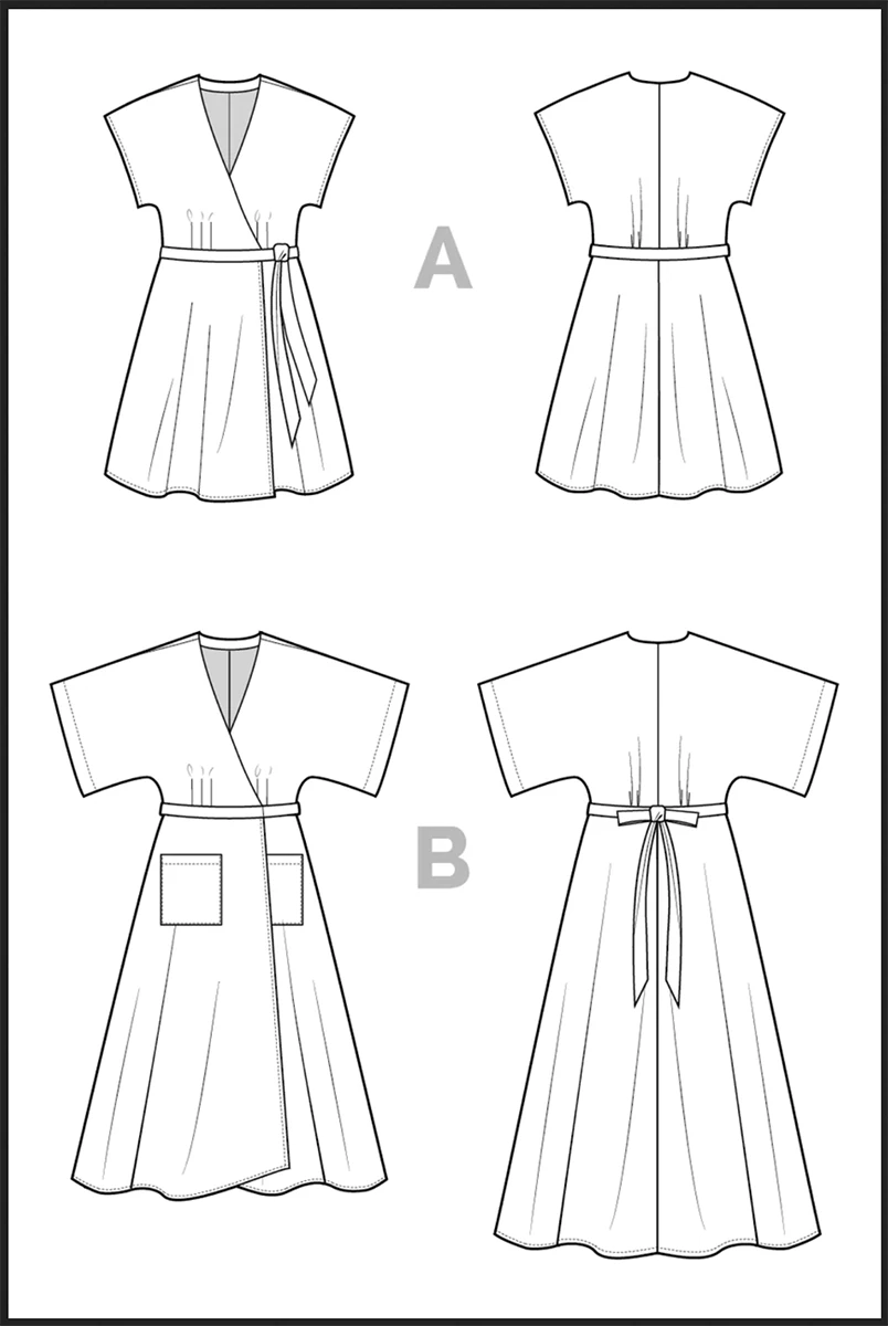 Closet Core - Elodie Wrap Dress Sewing Pattern 19 Closet Core - Elodie Wrap Dress Sewing Pattern - Image 17