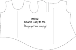 Dana Marie Sewing Pattern #1062 - Seams Easy To Me Top -VOGUE FABRICS STORE DM 1062 flats