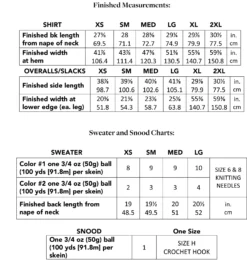 Folkwear #240 Rosie The Riveter -VOGUE FABRICS STORE FW240 FinishedMeasurements 1