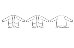 Great Copy #2585 Tahoe Jacket 11 Great Copy #2585 Tahoe Jacket -VOGUE FABRICS STORE GC2585 linedrw 800