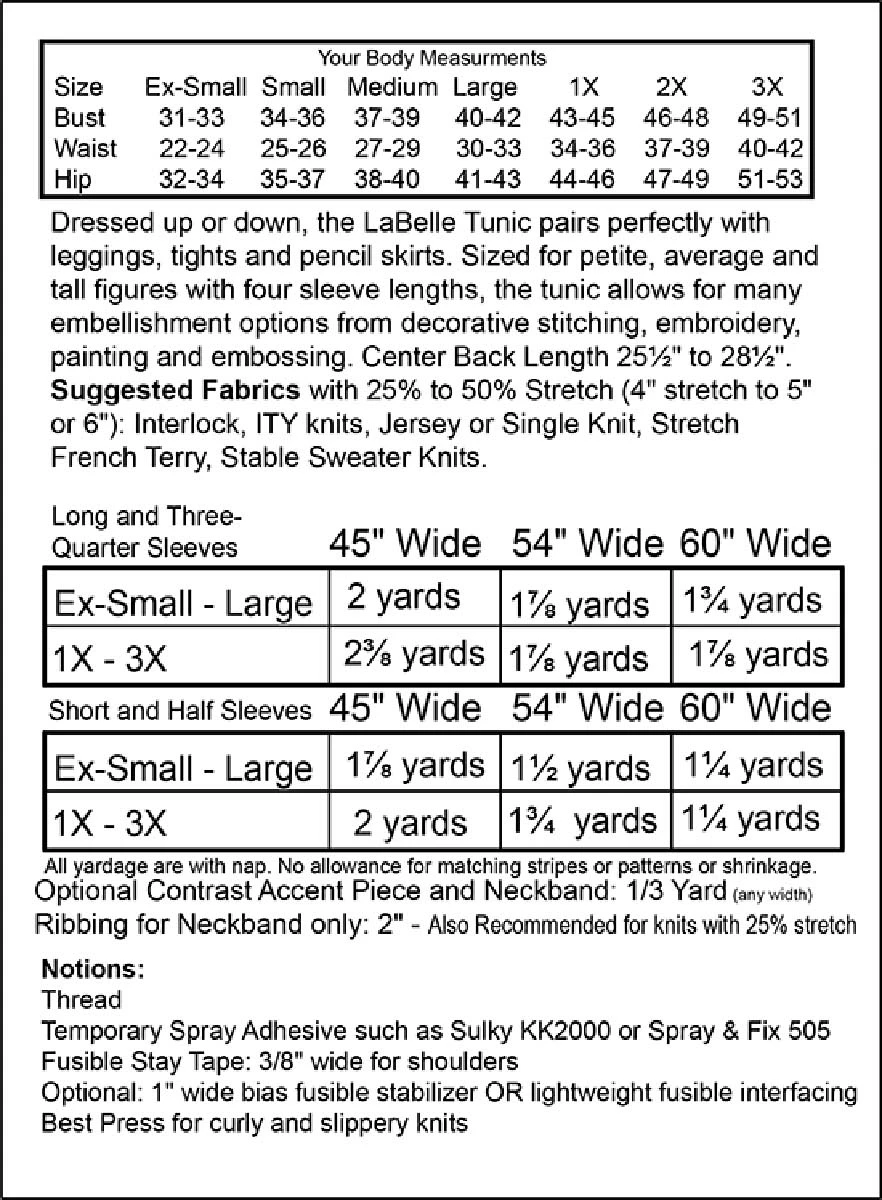 Great Copy #2660 LaBelle Tunic Sewing Pattern 8 Great Copy #2660 LaBelle Tunic Sewing Pattern - Image 6