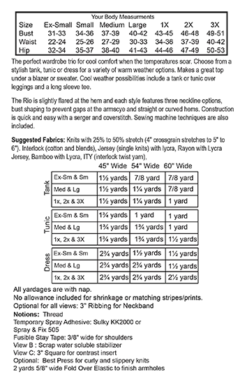 Great Copy #2690 The Rio Tank, Tunic And Dress 15 Great Copy #2690 The Rio Tank, Tunic And Dress -VOGUE FABRICS STORE GCP 2690 info