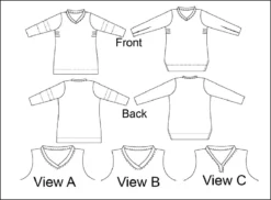 Great Copy #2730 Marathon Pullover Sewing Pattern -VOGUE FABRICS STORE GCP 2730 Marathon flats