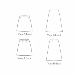 Liesl + Co - Garibaldi A-line Skirt Sewing Pattern 32 Liesl + Co - Garibaldi A-line Skirt Sewing Pattern -VOGUE FABRICS STORE LnC 050 Garibaldi flats
