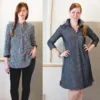 Liesl + Co - Gallery Tunic + Dress Sewing Pattern 2 Liesl + Co - Gallery Tunic + Dress Sewing Pattern -VOGUE FABRICS STORE LnC GalleryTunic duo