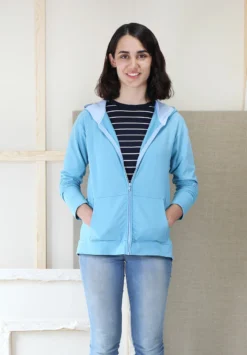Liesl + Co - Neighborhood Sweatshirt And Hoodie Sewing Pattern -VOGUE FABRICS STORE LnC Neighborhood 1