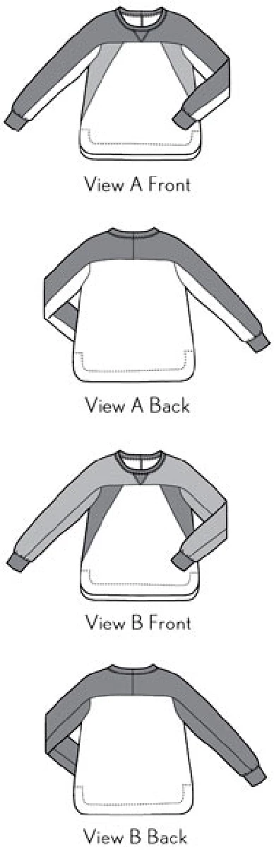 Liesl + Co - Noord T-Shirt + Sweatshirt Sewing Pattern 14 Liesl + Co - Noord T-Shirt + Sweatshirt Sewing Pattern - Image 12