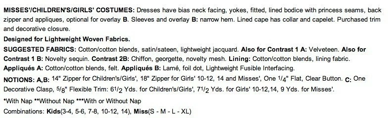 McCall's Costume Winter Princess - Miss S -XL 5 McCall's Costume Winter Princess - Miss S -XL - Image 3