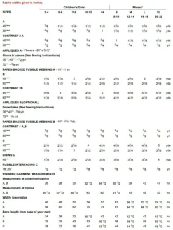 McCall's Costume Winter Princess - Miss S -XL 12 McCall's Costume Winter Princess - Miss S -XL -VOGUE FABRICS STORE M7000 fabric ydg