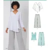 New Look #6625 - Misses' Top And Pull-on Pants Sewing Pattern -VOGUE FABRICS STORE NL6625 1
