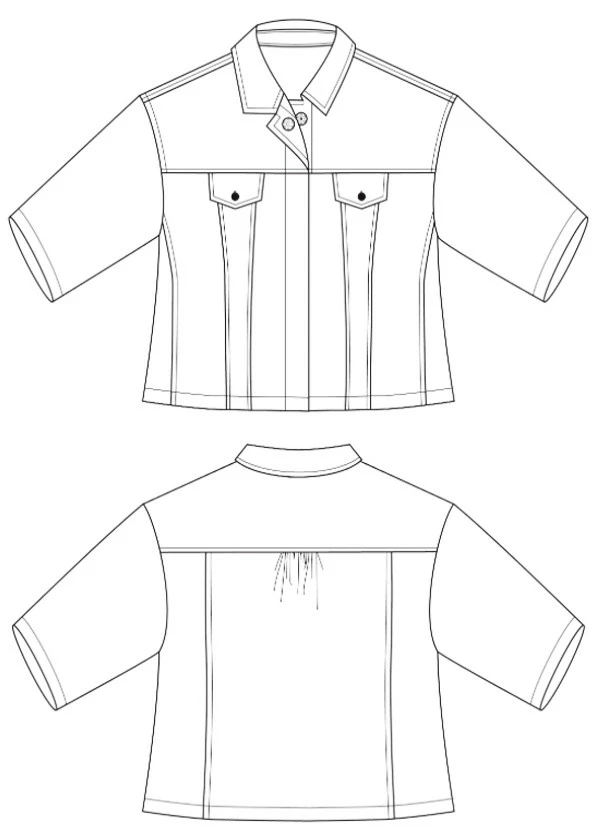 Sewing Workshop Collection - Stafford Jean Jacket 4 Sewing Workshop Collection - Stafford Jean Jacket - Image 2