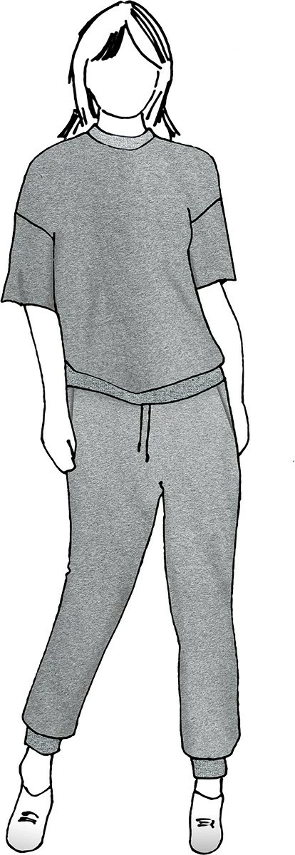 VF235-42 Signals Ribs - Grey Cotton-rich Rib Knit Fabric 8 VF235-42 Signals Ribs - Grey Cotton-rich Rib Knit Fabric - Image 6