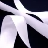 Silk Satin Ribbon 1 1/2" White -VOGUE FABRICS STORE SilkSatinRibbon1.5 White 01