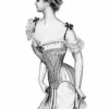 Truly Victorian #E01 - 1903 Edwardian Corset Sewing Pattern 2 Truly Victorian #E01 - 1903 Edwardian Corset Sewing Pattern -VOGUE FABRICS STORE TV E01