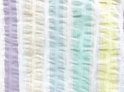 VF233-32 Bane Multi - Pastel Wide-striped Seersucker Fabric 10 VF233-32 Bane Multi - Pastel Wide-striped Seersucker Fabric -VOGUE FABRICS STORE VF233 32 cu