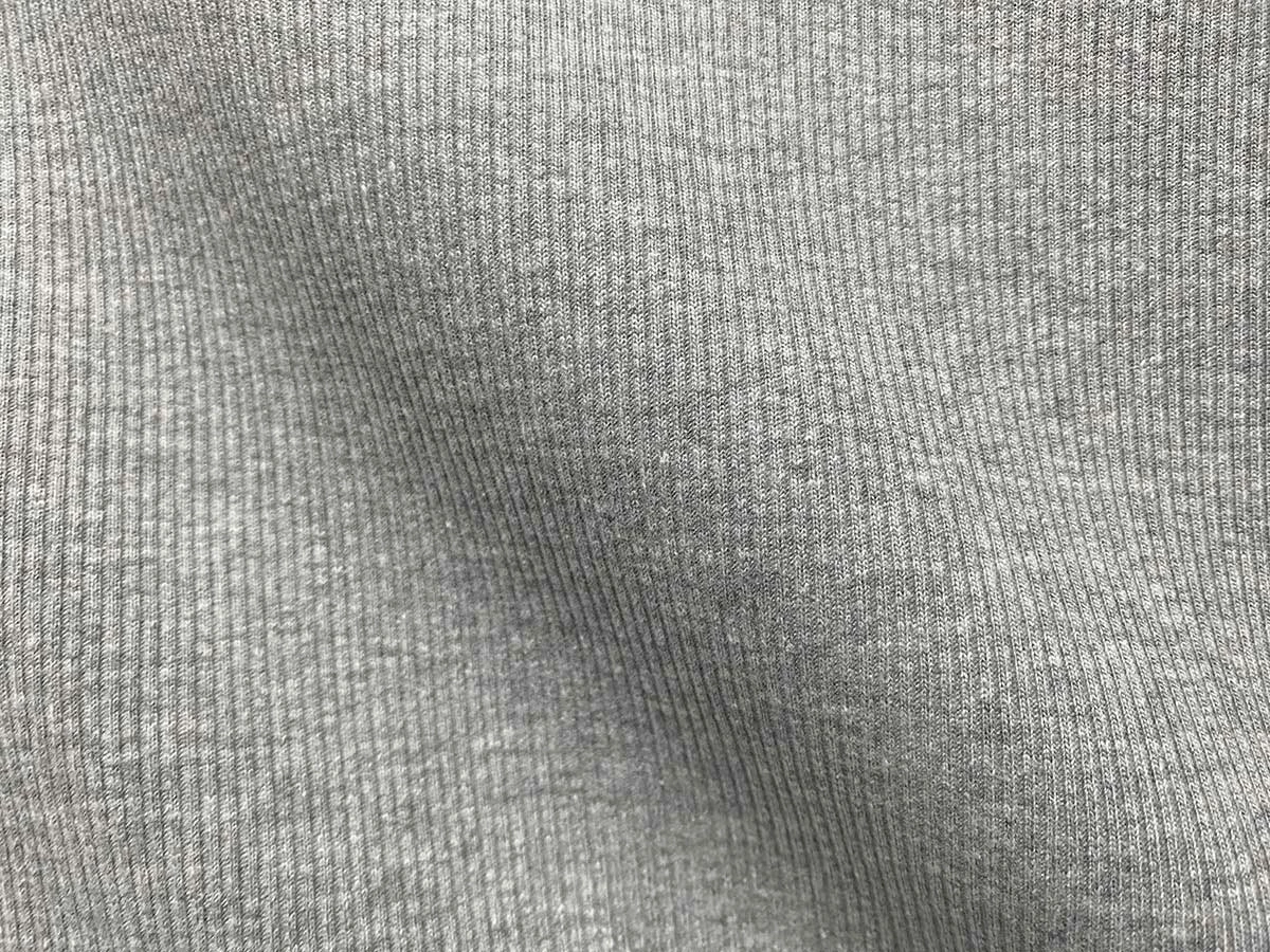 VF235-42 Signals Ribs - Grey Cotton-rich Rib Knit Fabric 6 VF235-42 Signals Ribs - Grey Cotton-rich Rib Knit Fabric - Image 4