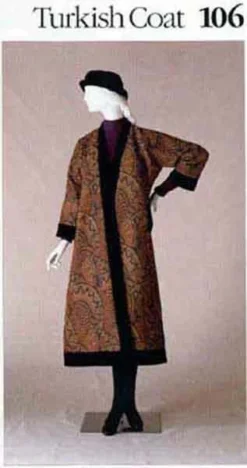 Folkwear #106 Turkish Coat -VOGUE FABRICS STORE f106