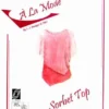 L.J. Designs "A La Mode", Sorbet Top -VOGUE FABRICS STORE ljsorbettop